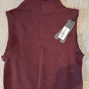 Nike Skims Sleeveless Mock Neck Tank Top - Wine